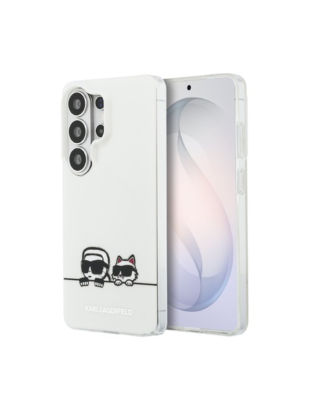 Karl Lagerfeld Karl Lagerfeld IML K&CH Peekaboo Logo Magnetic Rückseite für Samsung Galaxy S26 Ultra Weiß