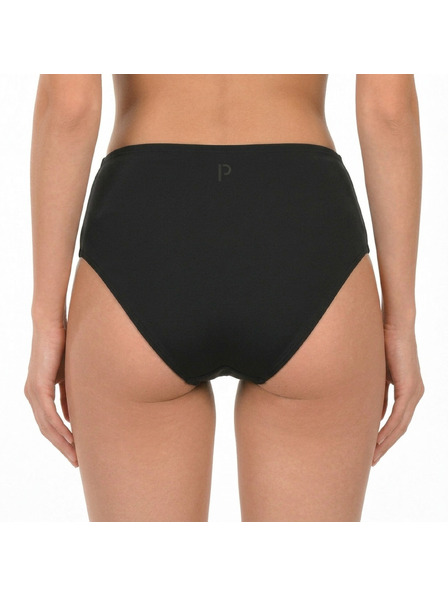 Pietro Filipi Mädchen Menstruations-Badehose Pietro Filipi Femme hoher Bund moderate Schwarz Unterteil