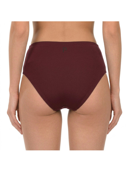 Pietro Filipi Damen Menstruations-Badehose Pietro Filipi Femme hoher Bund moderate Rot Unterteil
