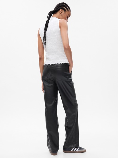 GAP Damen-Hose aus Kunstleder Loose GAP