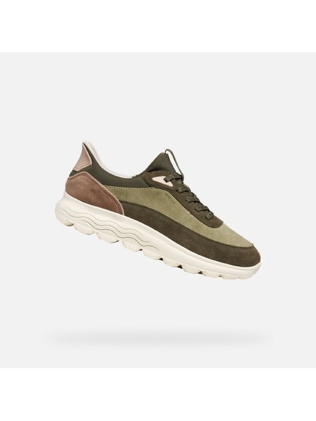 Geox Grüne Damen-Sneaker Geox Spherica Plus