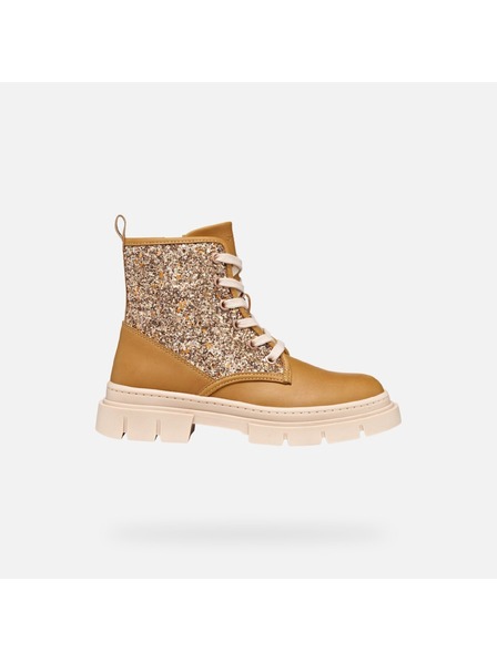 Geox Beige Mädchen-Knöchelschuhe Geox Karsyn