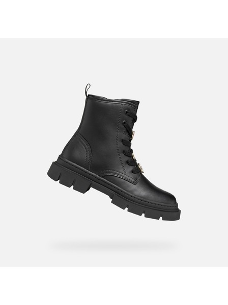 Geox Schwarze Mädchen-Knöchelschuhe Geox Karsyn