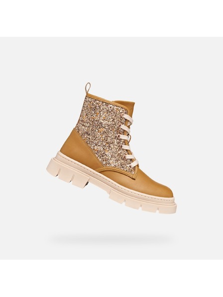 Geox Beige Mädchen-Knöchelschuhe Geox Karsyn