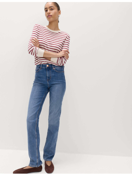 Marks & Spencer Blaue Damenjeans mit gerader Passform Marks & Spencer
