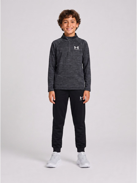 Under Armour Jungen Set Under Armour UA TWIST 1/4 ZIP TECH SET-GRY