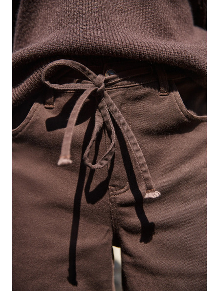 Moodo Gerade Jeans braun Moodo