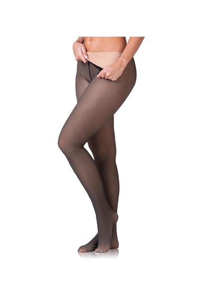Bellinda WARM & TRANSPARENT 80 DEN - Damen warme Strumpfhose 80 DEN - schwarz