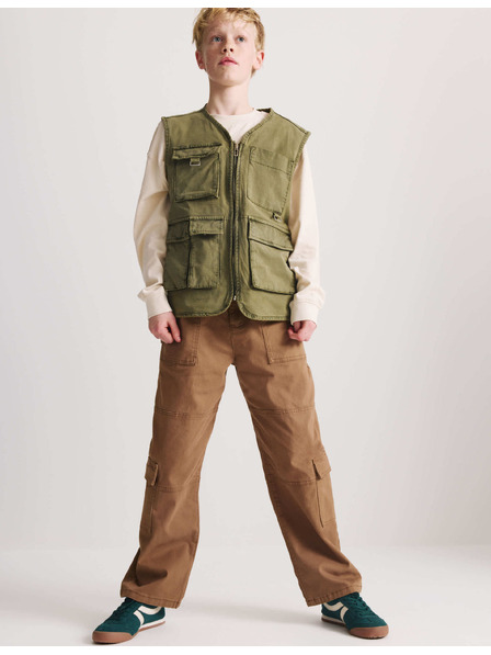 Marks & Spencer Latzhose mit hohem Baumwollanteil (6–16 Jahre) Marks & Spencer braun