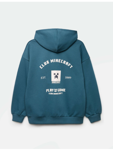 Marks & Spencer Sweatshirt mit hohem Baumwollanteil und Minecraft™ Grafik (6–16 Jahre) Marks & Spencer grün