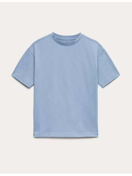 Marks & Spencer T-Shirt aus reiner Baumwolle Supima™ (6–16 Jahre) Marks & Spencer blau