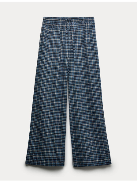 Marks & Spencer Karierte Unterhose aus reiner Baumwolle (6–16 Jahre) Marks & Spencer blau