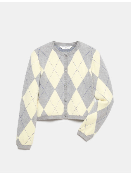 Marks & Spencer Strickjacke mit Muster (6–16 Jahre) Marks & Spencer gelb