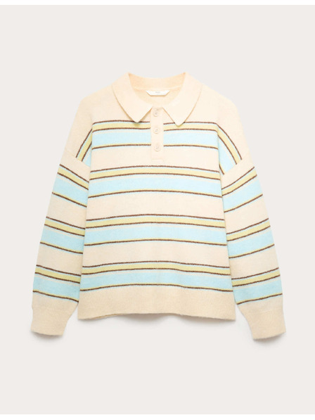 Marks & Spencer Gestrickter Sport-Rugby-Pullover mit Streifen (6–16 Jahre) Marks & Spencer mehrfarbig