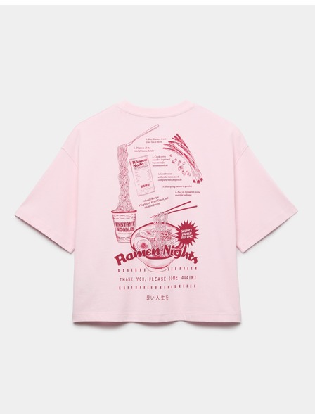 Marks & Spencer T-Shirt aus reiner Baumwolle mit Lebensmittelmotiv (6–16 Jahre) Marks & Spencer rosa