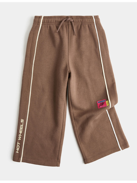 Marks & Spencer Jogginghose mit weitem Hosenbein mit Hot Wheels™-Motiv aus hochwertigem Baumwollmix (2–8 Jahre) Marks & Spencer braun