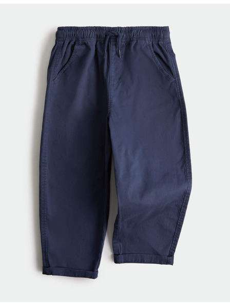 Marks & Spencer Dehnbare Cargohose mit hohem Baumwollanteil (2–8 Jahre) Marks & Spencer marineblau