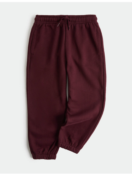 Marks & Spencer Einfarbige Jogginghose mit hohem Baumwollanteil (2–8 Jahre) Marks & Spencer rot