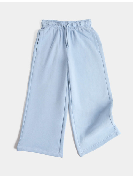 Marks & Spencer Jogginghose mit weitem Beinschnitt und hohem Baumwollanteil (2–8 Jahre) Marks & Spencer blau