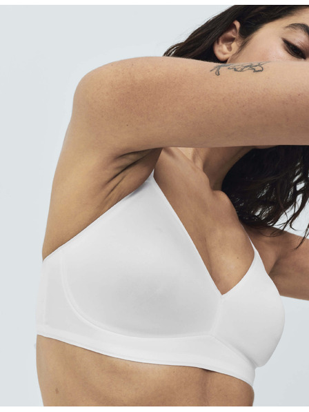 Marks & Spencer Unsichtbarer Body Invisibles™ Büstenhalter mit Vollschalen ohne Bügel, Größe A–E Marks & Spencer weiß
