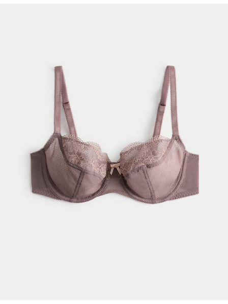 Marks & Spencer Balkonett-Büstenhalter Jasmine mit Bügeln und Spitze, Größe A–E Marks & Spencer braun