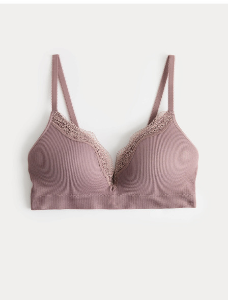 Marks & Spencer Nahtloser Spitzen-Büstenhalter Jasmine ohne Bügel für tiefem Ausschnitt (A-E) Marks & Spencer braun