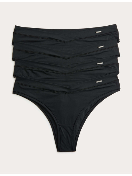 Marks & Spencer 4er-Pack brasilianische Bikinislips Flexifit™ Marks & Spencer schwarz