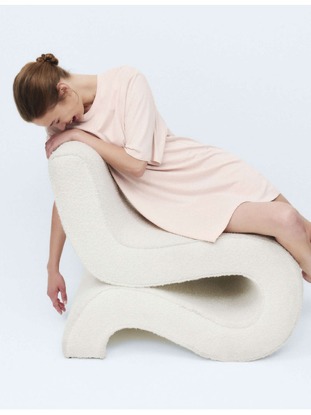 Marks & Spencer Baumwoll-lockeres Nachthemd aus Modal mit Druck Marks & Spencer creme