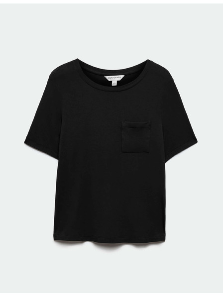 Marks & Spencer Pyjama-Oberteil mit Kurzarm und hohem Modalanteil Marks & Spencer Schwarz