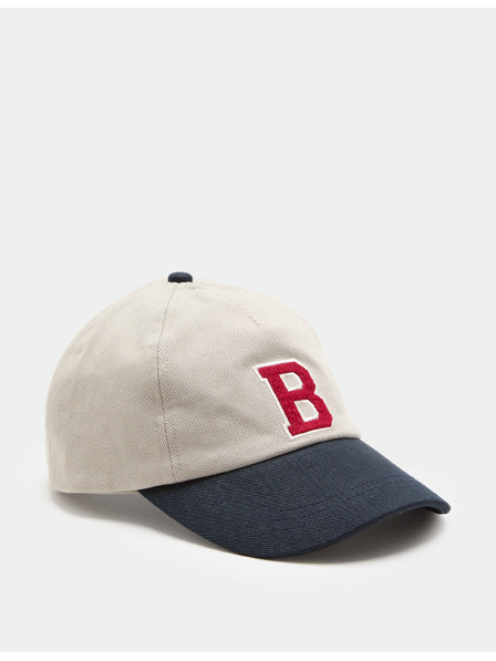 Marks & Spencer Baseballkappe Brooklyn aus reiner Baumwolle Marks & Spencer Creme