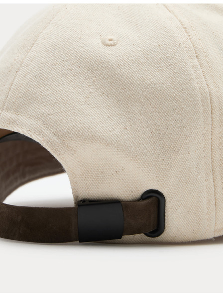 Marks & Spencer Baumwoll-Baseballkappe Marks & Spencer Creme