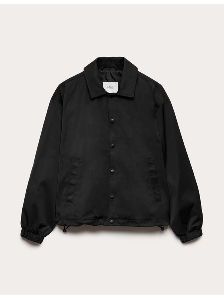 Marks & Spencer Technische Jacke aus Baumwollmischung Marks & Spencer schwarz