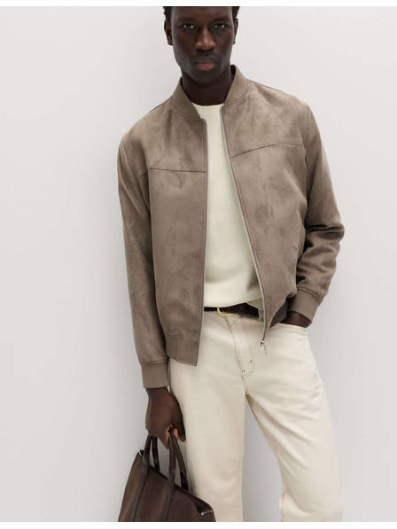 Marks & Spencer Bomber aus künstlichem Wildleder Marks & Spencer braun