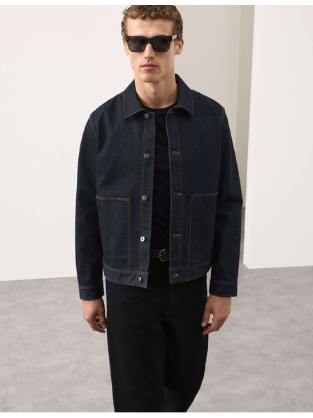 Marks & Spencer Selvedge Jeansjacke Marks & Spencer Marineblau