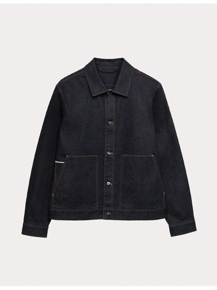 Marks & Spencer Selvedge Jeansjacke Marks & Spencer Marineblau