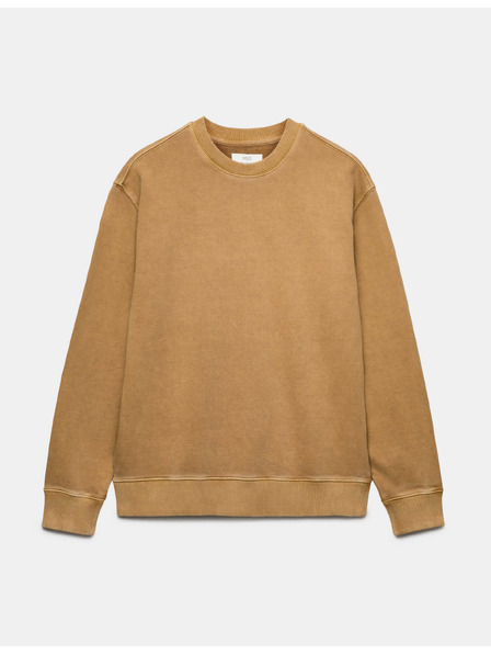 Marks & Spencer Gefärbter Hoodie aus reiner Baumwolle Marks & Spencer braun