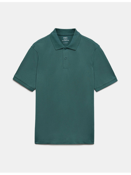 Marks & Spencer Poloshirt The Ultimate Pique von Marks & Spencer, grün