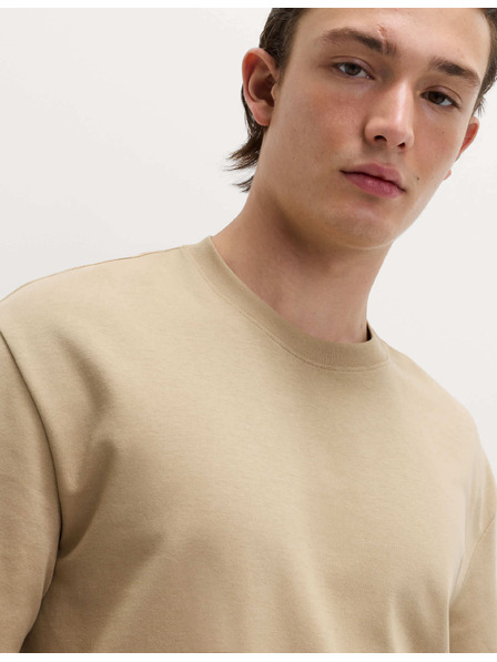 Marks & Spencer Ultimate Performance T-Shirt aus Baumwollmischung Marks & Spencer beige