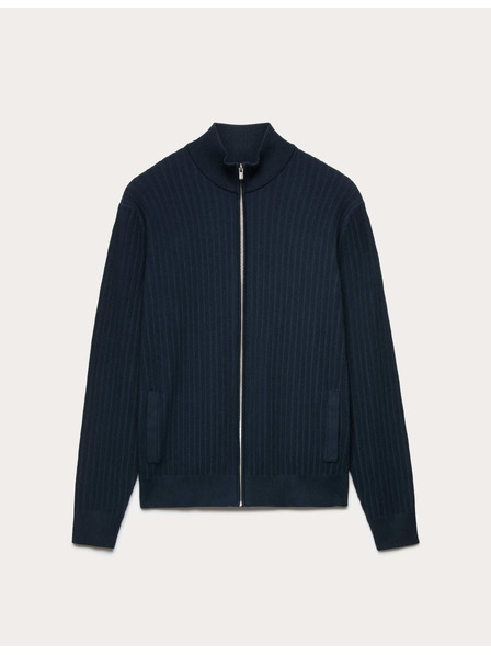 Marks & Spencer Eleganter Pullover mit Stehkragen und hohem Baumwollanteil Marks & Spencer Marineblau