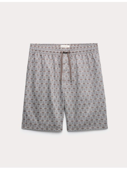 Marks & Spencer Pyjama-Shorts mit Druck und hohem Baumwollanteil Marks & Spencer blau
