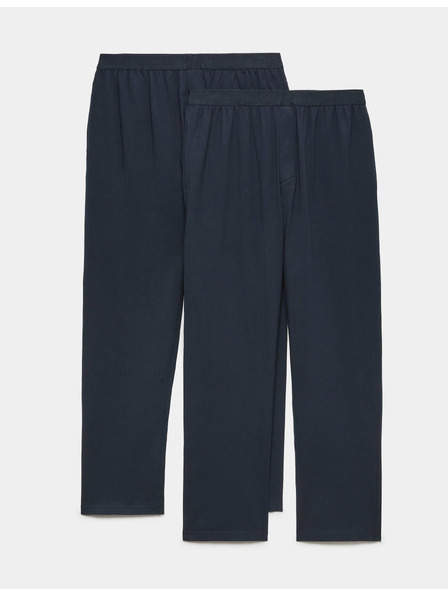 Marks & Spencer Unterteil der Hauskleidung mit hohem Baumwollanteil, 2er Pack Marks & Spencer Marineblau