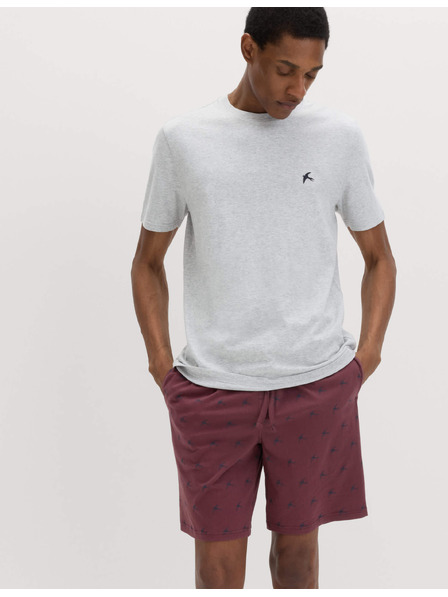 Marks & Spencer Pyjama-Set aus reiner Baumwolle mit Schwalben-Print Marks & Spencer rot