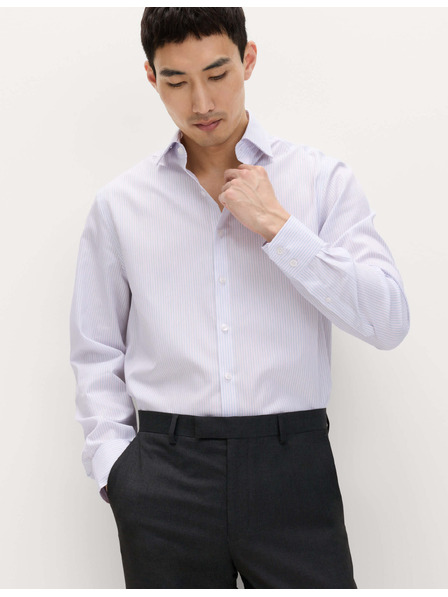 Marks & Spencer Popeline-Hemd Klassischer Schnitt aus reiner ägyptischer Baumwolle Marks & Spencer rosa