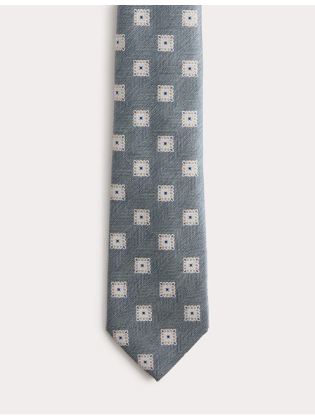Marks & Spencer Krawatte mit Medaillonmuster Marks & Spencer Blau