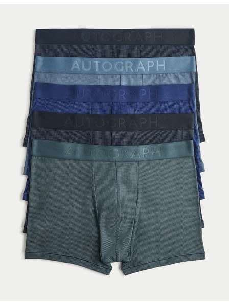 Marks & Spencer Slip aus stretchigem Modal 360 Flex, 5er-Pack Marks & Spencer Blau
