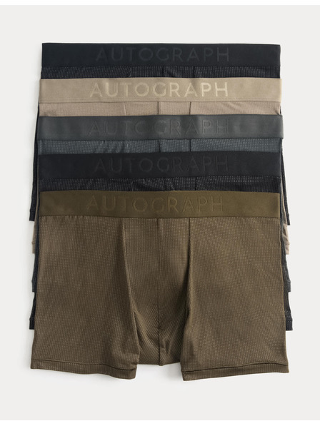 Marks & Spencer Slip aus stretchigem Modal 360 Flex, 5er-Pack Marks & Spencer Schwarz