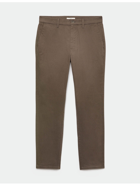 Marks & Spencer Stretch-Chinohose slim fit Marks & Spencer braun