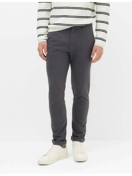 Marks & Spencer Twill-Chino-Hose in schmalem Schnitt The Ultimate von Marks & Spencer in Grau