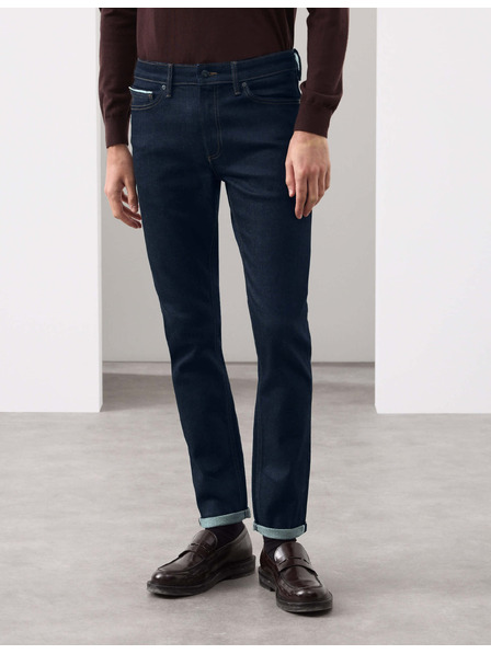 Marks & Spencer Japanische Selvedge-Jeans, gerader Schnitt Marks & Spencer marineblau