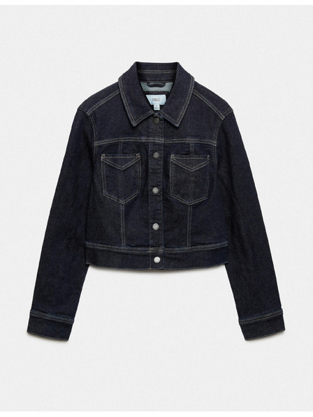 Marks & Spencer Verkürzte Jeansjacke Marks & Spencer marineblau